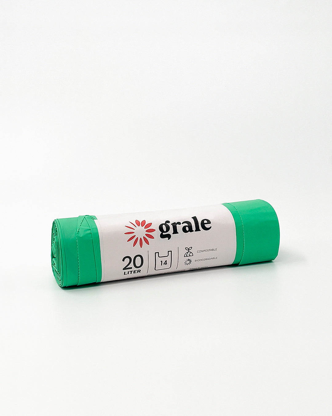 Grale 20L Compostable Waste Bag, Front View