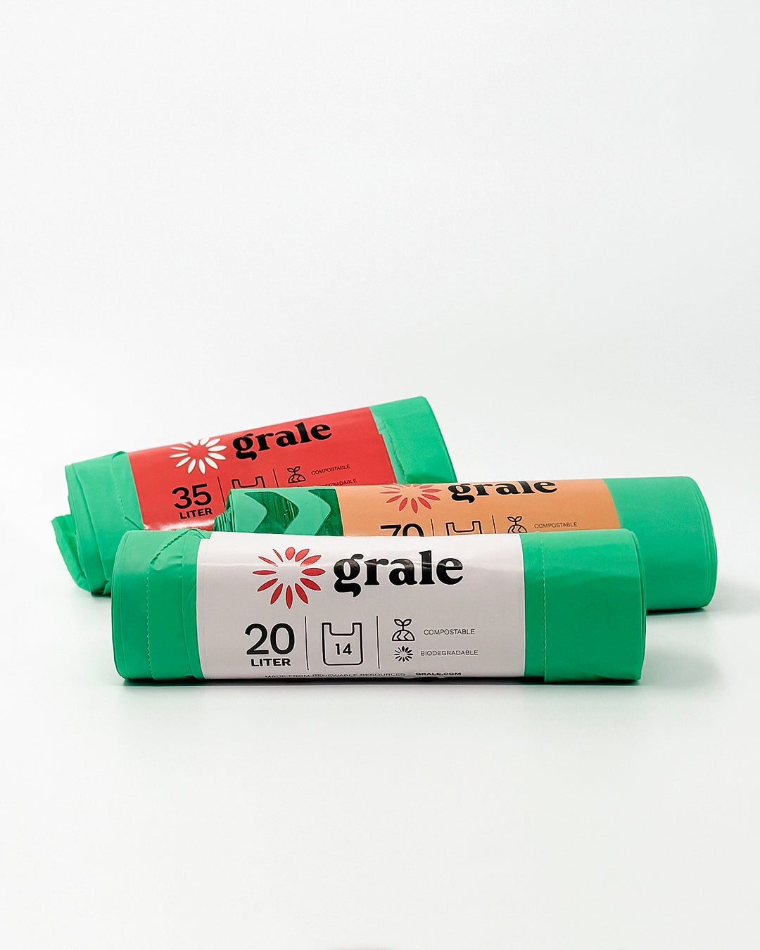 Grale Compostable Waste Bags, Multiple Sizes