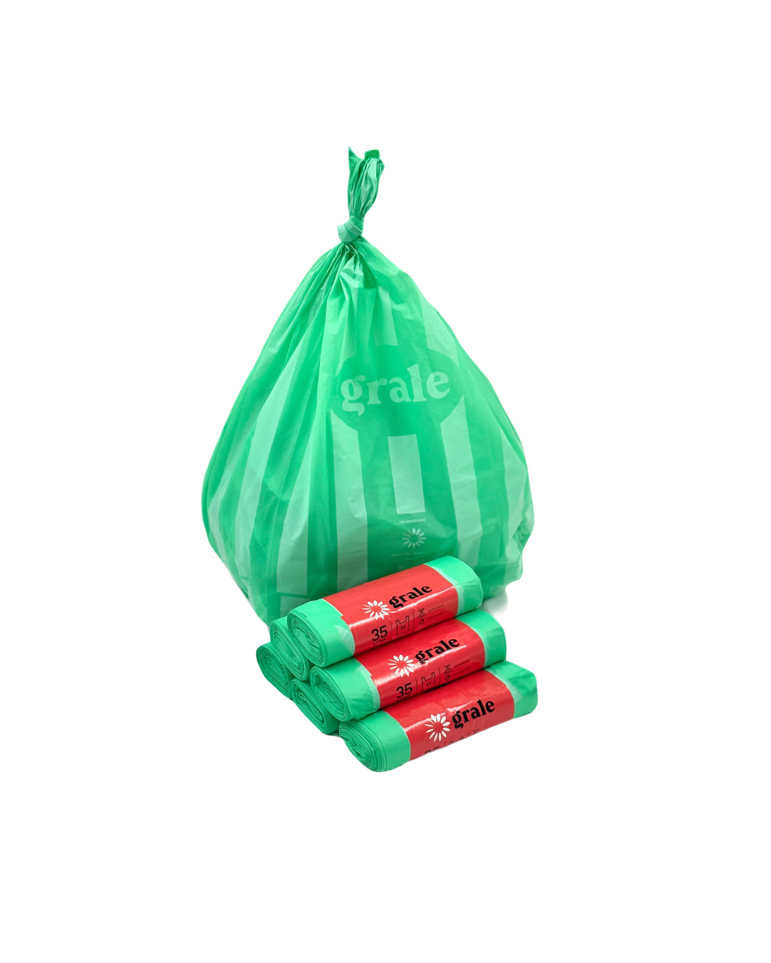 Grale 35L Compostable Waste Bag, In Use