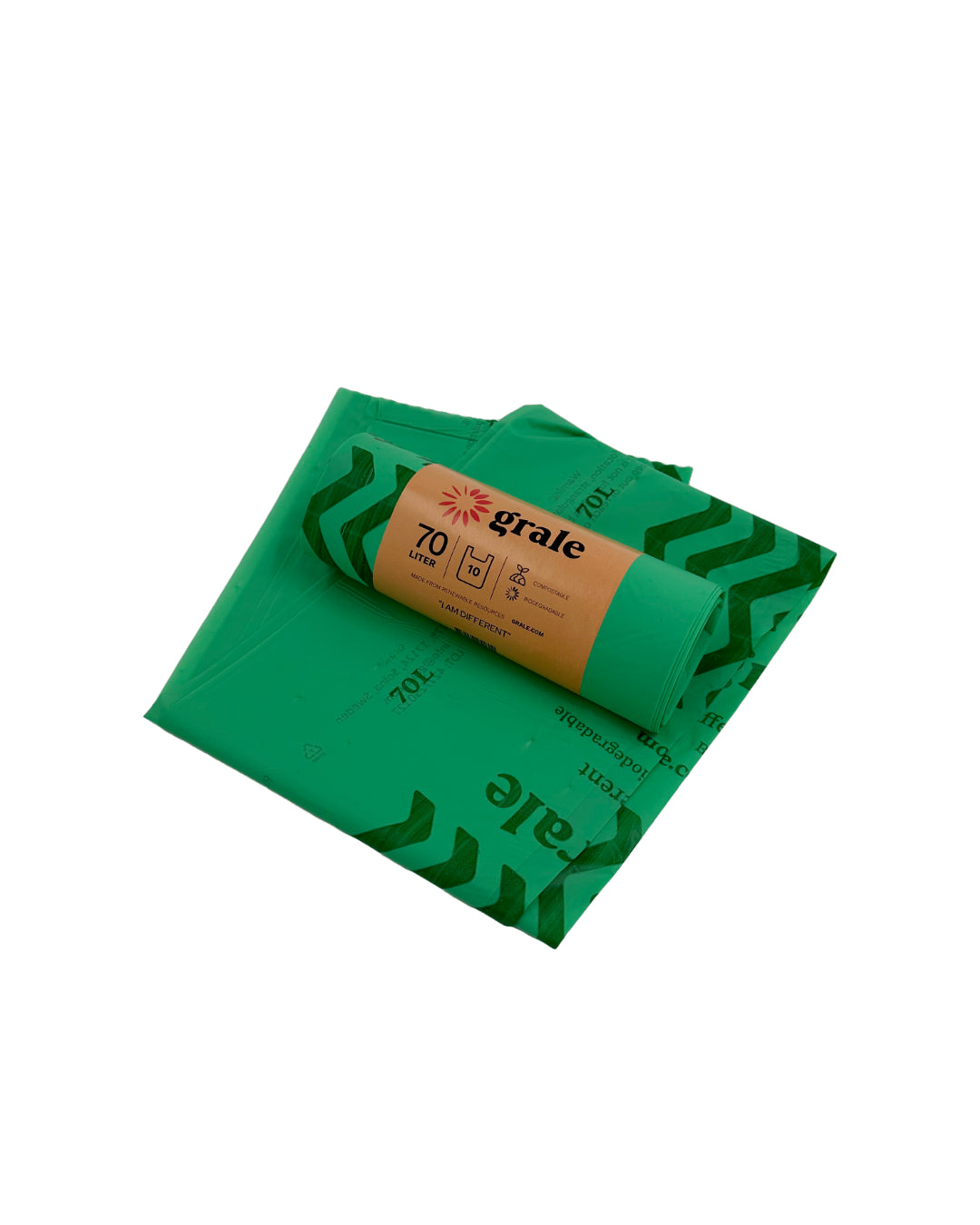 Grale 70L Compostable Waste Bag, Unfolded