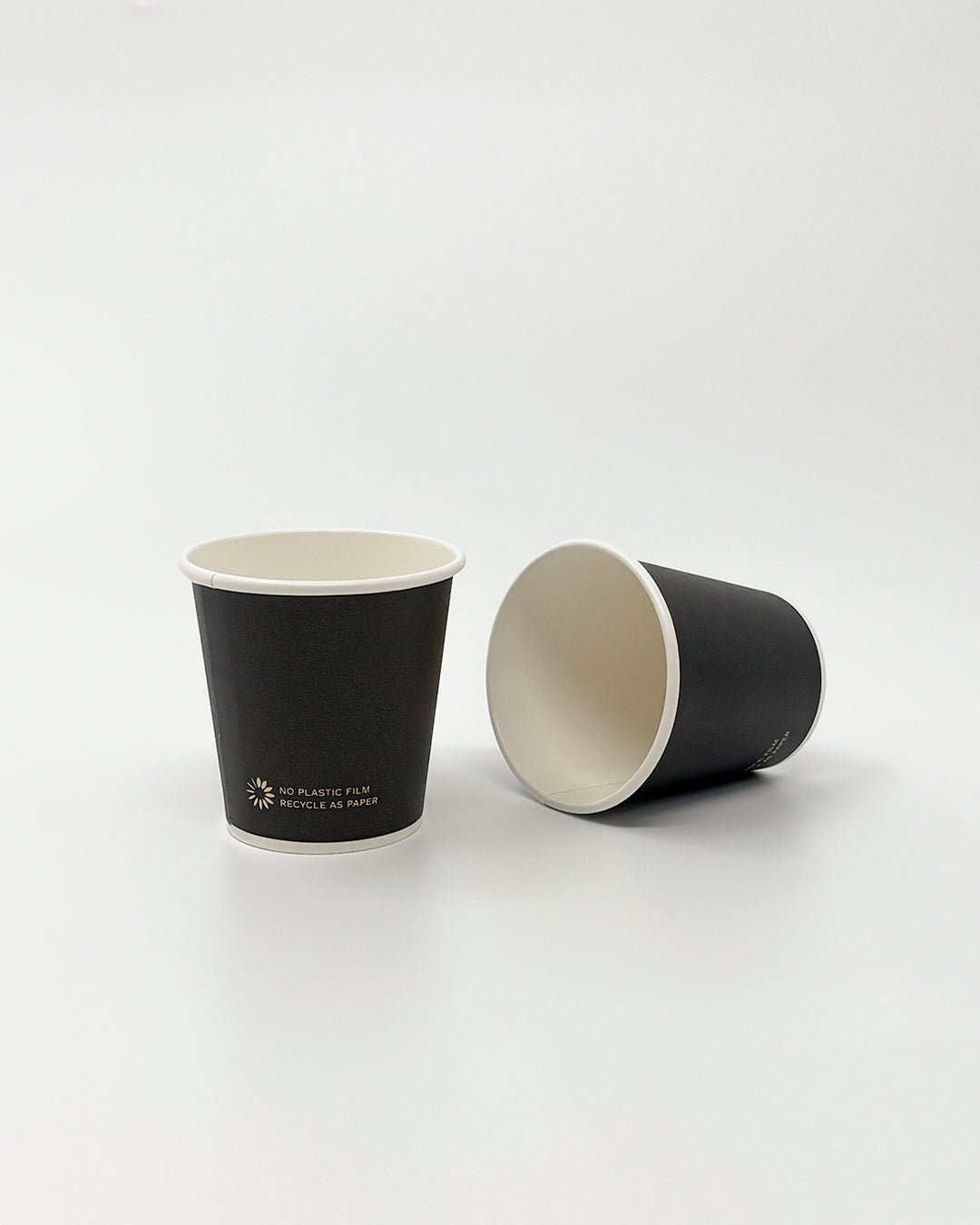 Grale Disposable 4oz Cup, Back and Inside