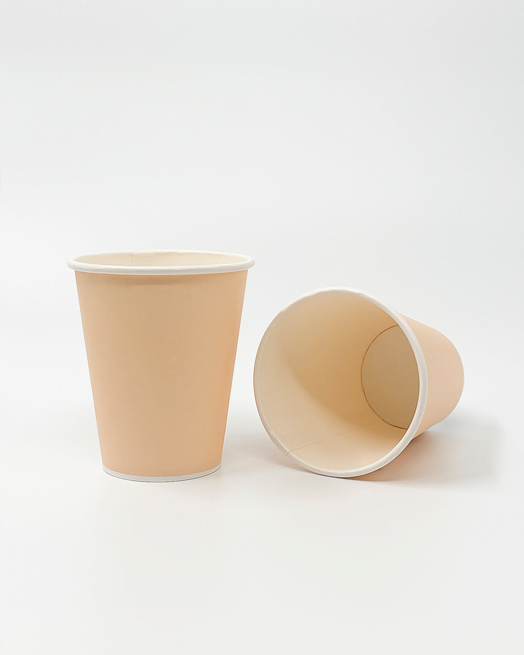 Grale Disposable 8oz Cup, Front and Inside