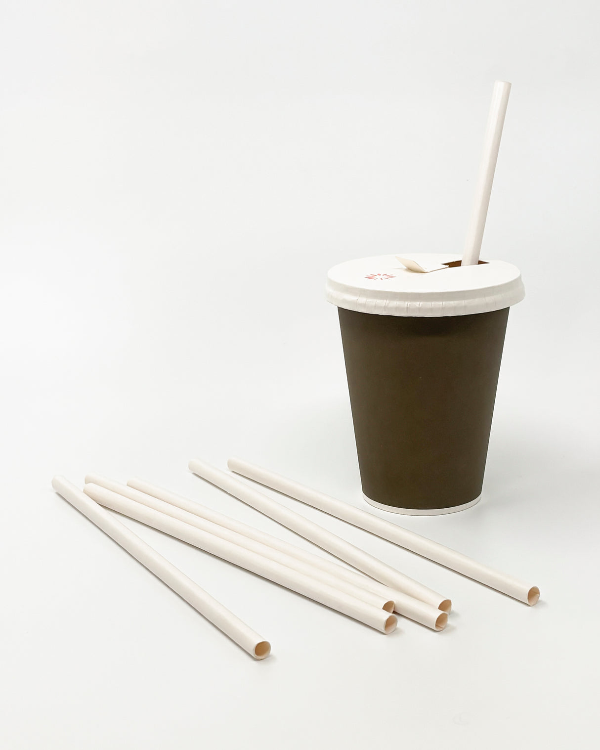 Grale Straw 8x210mm, Stack and with Cup