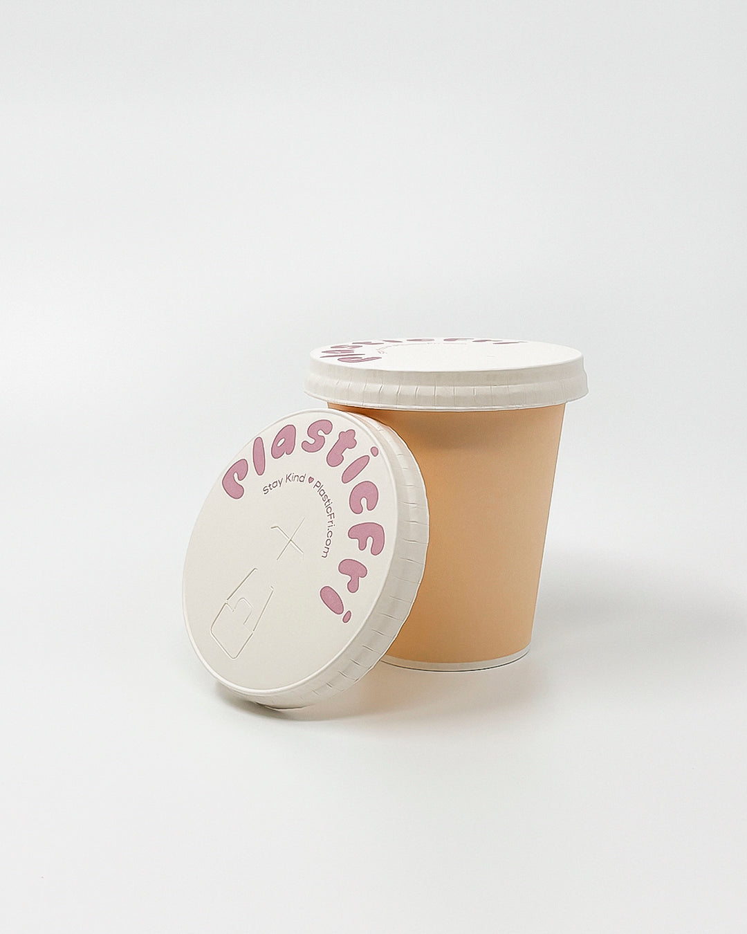 Paper Lid 80mm, On Cup