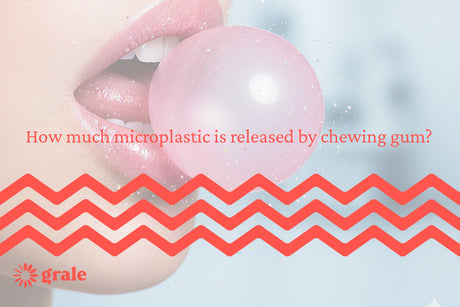 How much microplastic is released by chewing gum?