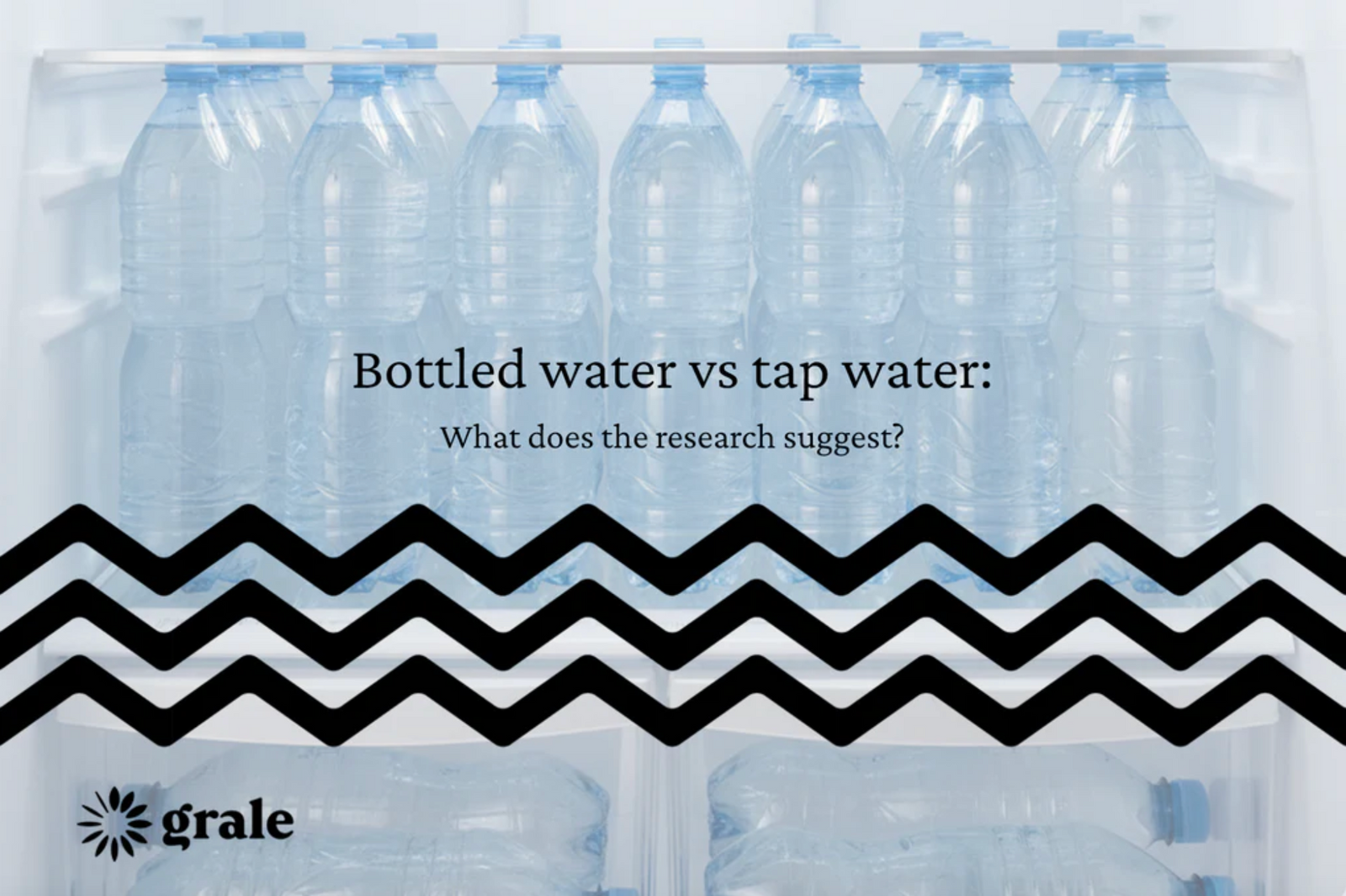 Bottled water vs tap water.