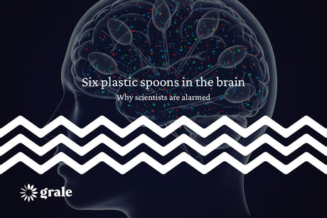 Six plastic spoons in the brain