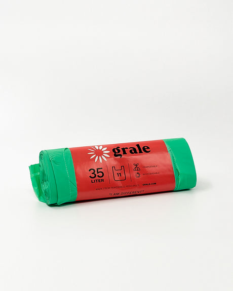 Grale 35L Compostable Waste Bag, Front View