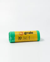 Grale 30L Compostable Waste Bag, Front View