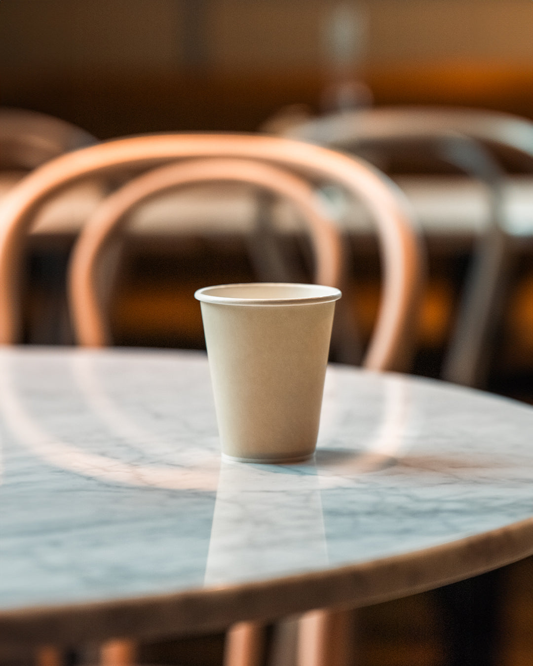 Grale Disposable 7oz Cup, Lifestyle